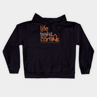 Life like candle Kids Hoodie